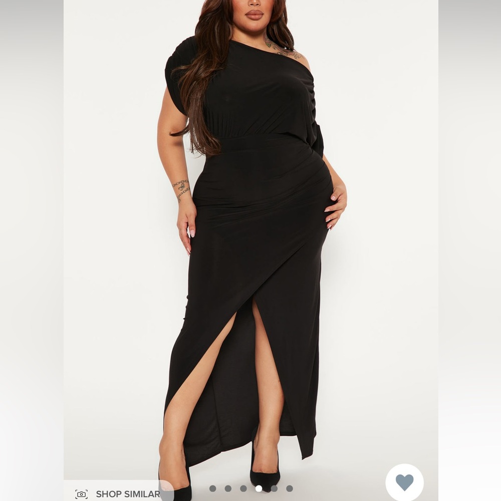 New - long black dress